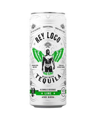 Rey Loco Tequila Lime & Soda Can 330ml  Can