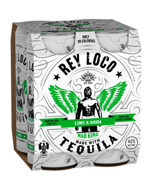 Rey Loco Tequila Lime & Soda Can 330ml  Can