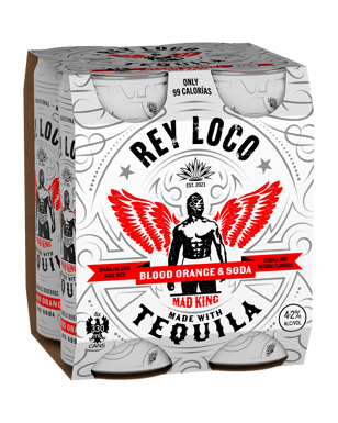 Rey Loco Tequila Blood Orange & Soda Can 330ml  Can