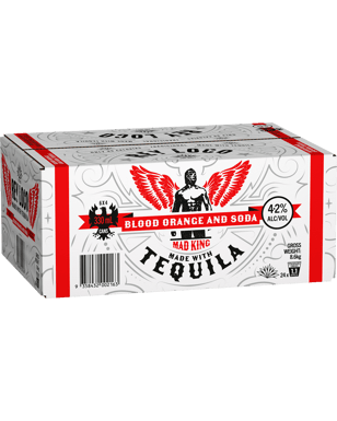 Rey Loco Tequila Blood Orange & Soda Can 330ml  Can