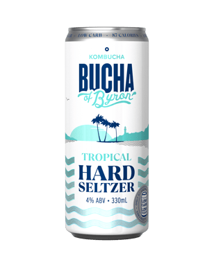 Bucha Of Byron Hard Seltzer Hard Seltzer Tropical  Can
