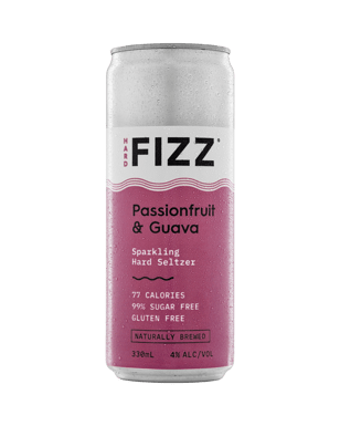 Hard Fizz Passionfruit And Guava Seltzer 330ml  Can