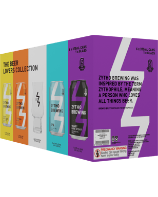 Zytho Brewing Beer Lovers Collection 6 Pack Plus Bonus Glass  Can