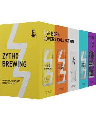 Zytho Brewing Beer Lovers Collection 6 Pack Plus Bonus Glass  Can