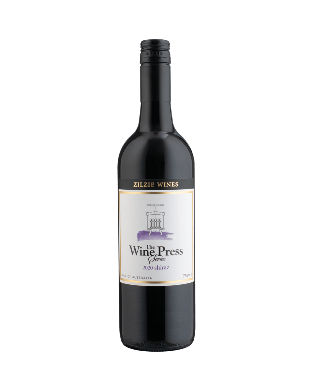 Zilzie Wine Press Shiraz 2020 750mL