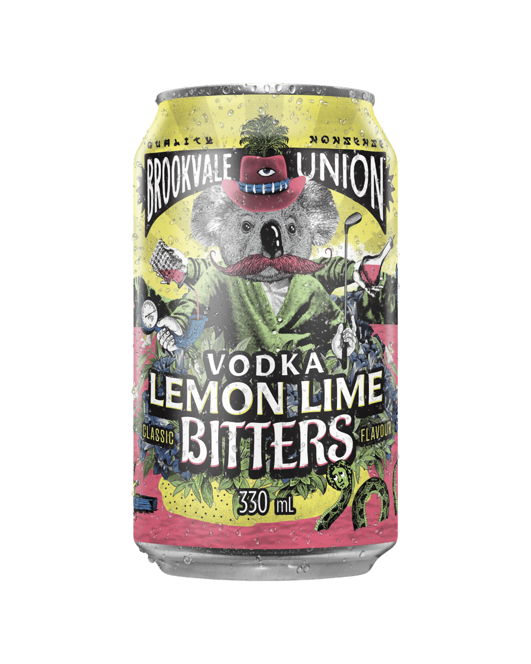 Brookvale Union Union lemon Lime and Bitters 330mL