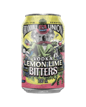 Brookvale Union Lemon Lime & Bitters Cans 330ml  Can