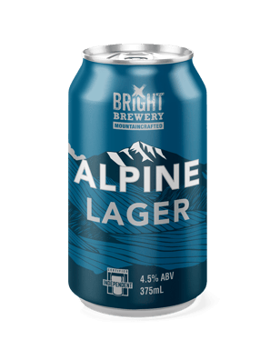 Bright Brewery Alpine Lager Cans 375ml  Can