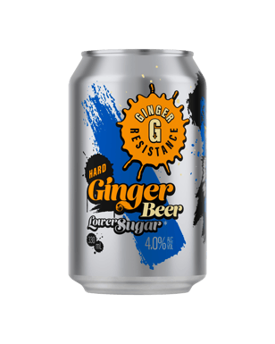 Ginger Resistance Lower Sugar Ginger Beer 330ml Can  Can