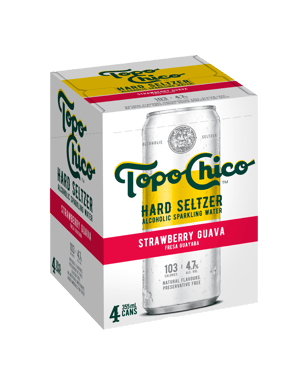 Topo Chico Hard Seltzer Strawberry Guava 355ml  Can