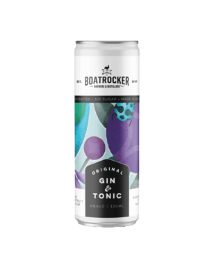 Boatrocker Original Gin & Tonic Cans 330ml  Can