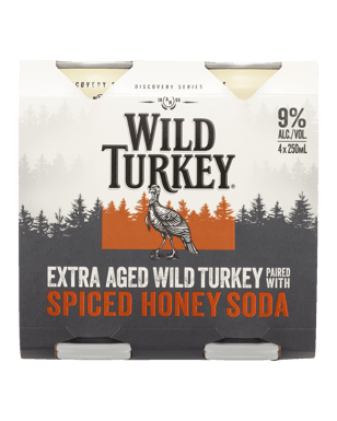 Wild Turkey Extra Age Honey & Soda Can 250ml  Can