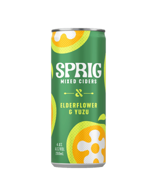 Sprig Mixed Ciders Yuzu And Elderflower Cans 250ml  Can