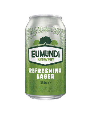 Eumundi Brewery Refreshing Lager 375ml Can  Can
