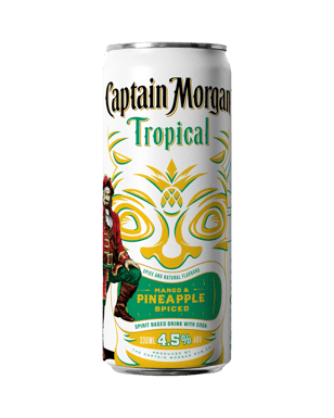 Captain Morgan Tropical Mango & Pineapple Cans 330ml  Can