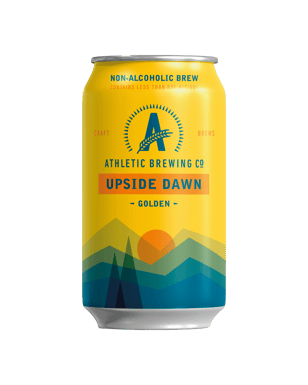 Athletic Brewing Co. Upside Dawn Non Alcoholic Golden Ale 355ml  Can