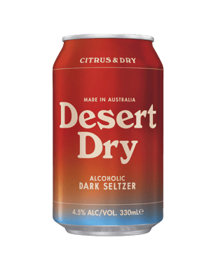 Desert Dry Dark Seltzer Can 330ml  Can