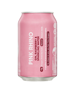 Part Time Rangers Pink Rhino Cans 330ml  Can