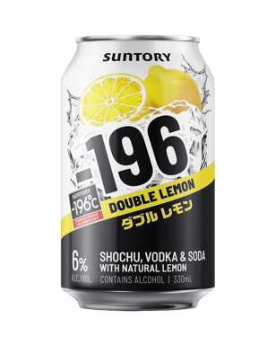 Suntory -196 Double Lemon Cans 330ml  Can