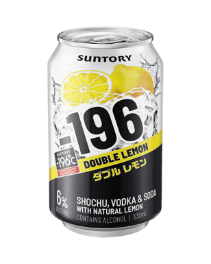 Suntory -196 Double Lemon Cans 330ml  Can