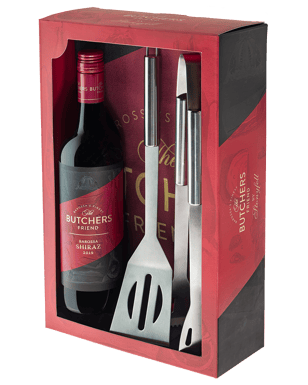 Butchers Friend Shiraz Bbq Christmas Gift Pack  Bottle