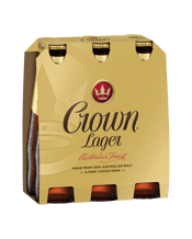 Crown Lager Bottles 375ml  6 Pack