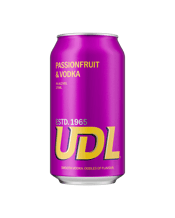 Udl Vodka & Passionfruit Cans 375ml  Can