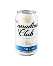 Canadian Club Soda & Lime Cans 375ml  Can