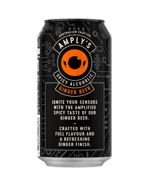 Amplys Hard Ginger Beer Cans 375ml  Can