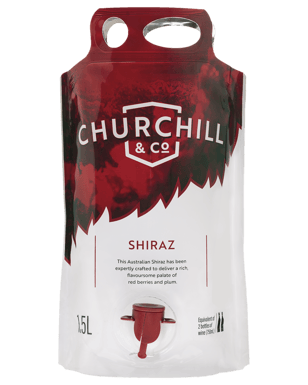 Churchill & Co Shiraz Bagnum 1.5l  Pack
