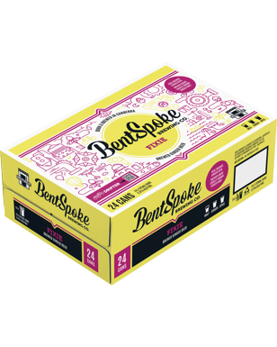 Bentspoke Brewing Co. Fixie Brewed Ginger Beer Cans 375ml  Can