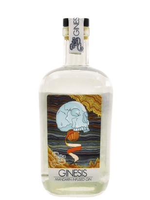 White Lies Brewing Ginesis Manadrin Infused Gin  Bottle