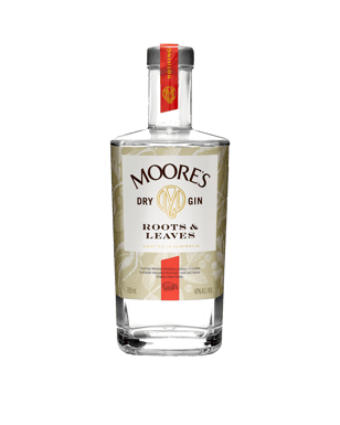 Moore's Gin Roots And Leaves Dry Gin  Bottle
