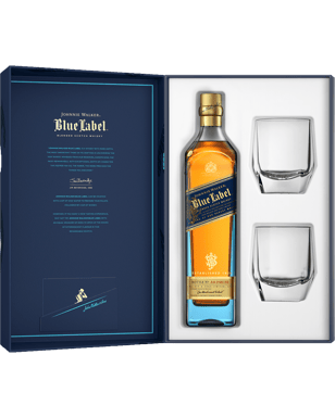 Johnnie Walker Label Blended Scotch Whisky 700ml Gift Pack  Bottle