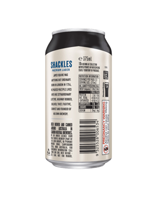 James Squire Broken Shackles Lager 375ml  Can