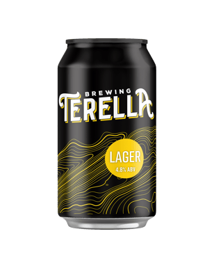 Terella Brewing Lager Cans 375ml  Can