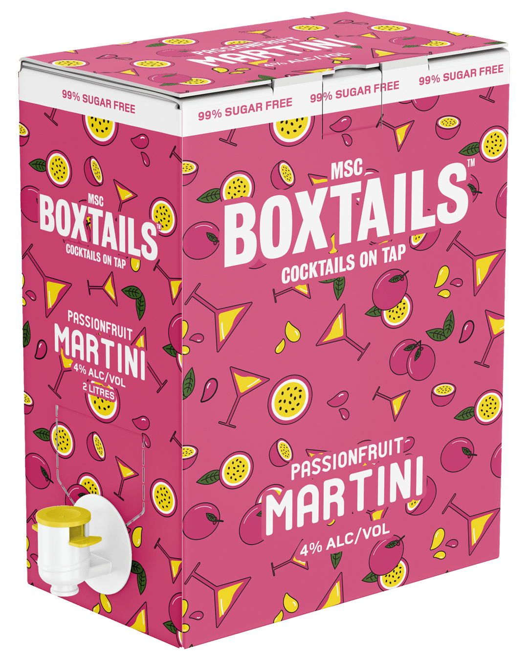 Buy Smirnoff Passionfruit Martini Boxed Cocktail 2l online with (same