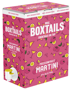 Msc Boxtails Passionfruit Martini 2l  Each