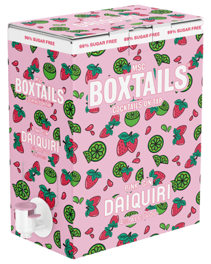 Msc Boxtails Pink Gin Daiquiri 2l Cask  Each