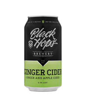 Black Hops Ginger & Apple Cider 375ml  Can