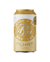 7th Day Brewery Pilsner Cans 375ml  Can