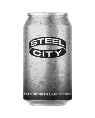 Steel City Lager 375ml  Can