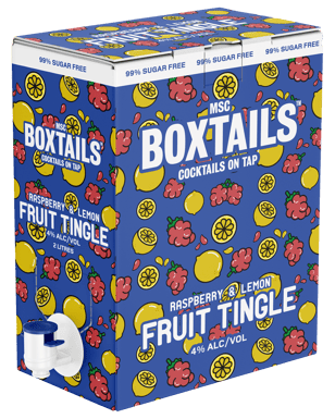 Mandatory Spirit Co. Boxtails Raspberry & Lemon Fruit Tingle Cask 2l  Each
