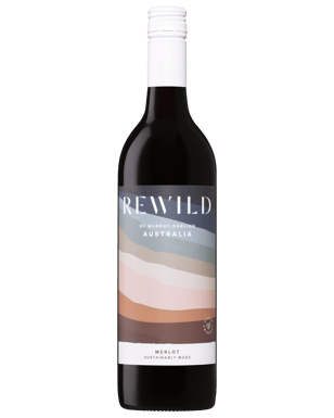 Rewild Sustainably Made  Merlot  Bottle