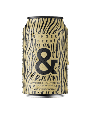Ginger & Ginger Beer Can 355ml  Can
