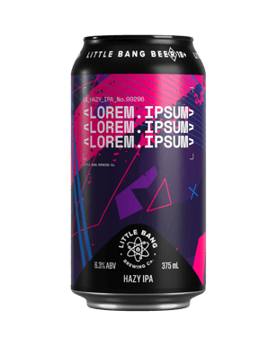 Little Bang Brewing Co. Hazy Ipa Cans 375ml  Can