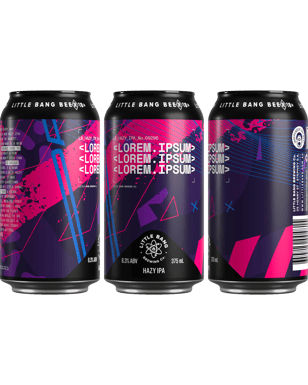 Little Bang Brewing Co. Hazy Ipa Cans 375ml  Can