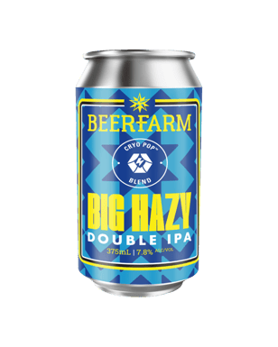 Beerfarm Big Hazy Double Ipa Can 375ml  Can