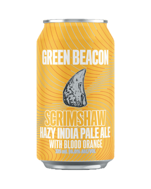 Green Beacon Brewing Co Scrimshaw Hazy Ipa With Blood Orange Cans 375ml  Can