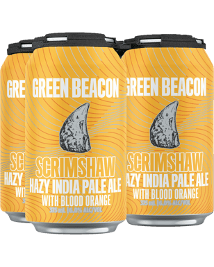 Green Beacon Brewing Co Scrimshaw Hazy Ipa With Blood Orange Cans 375ml  Can